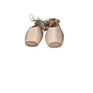 Gaynor Minden Pink Satin Pointe Shoes SC-8.5M4FDH Size 8.5 M Medium Shank